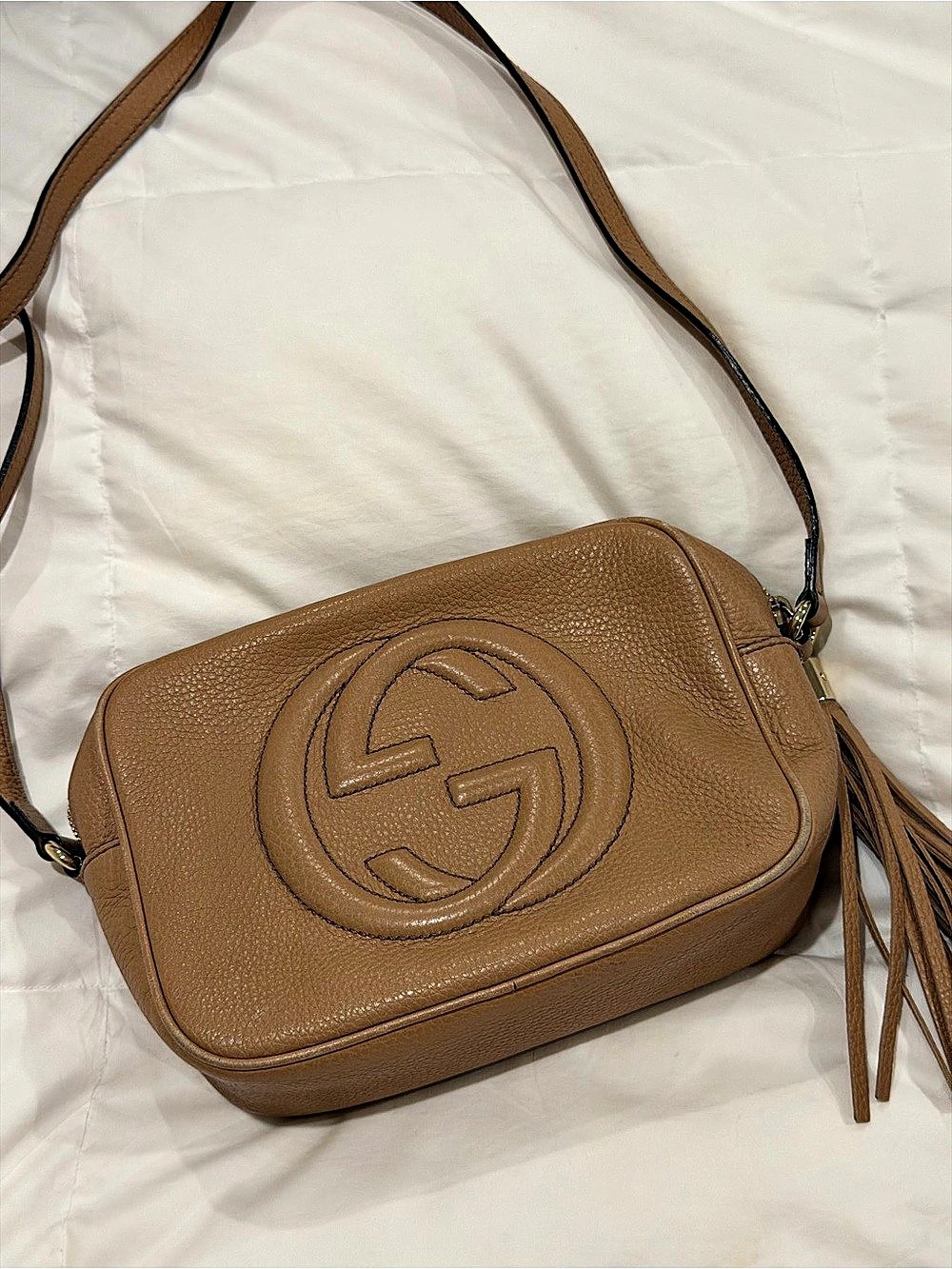 Gucci Soho Disco Bag Crossbody in Brown